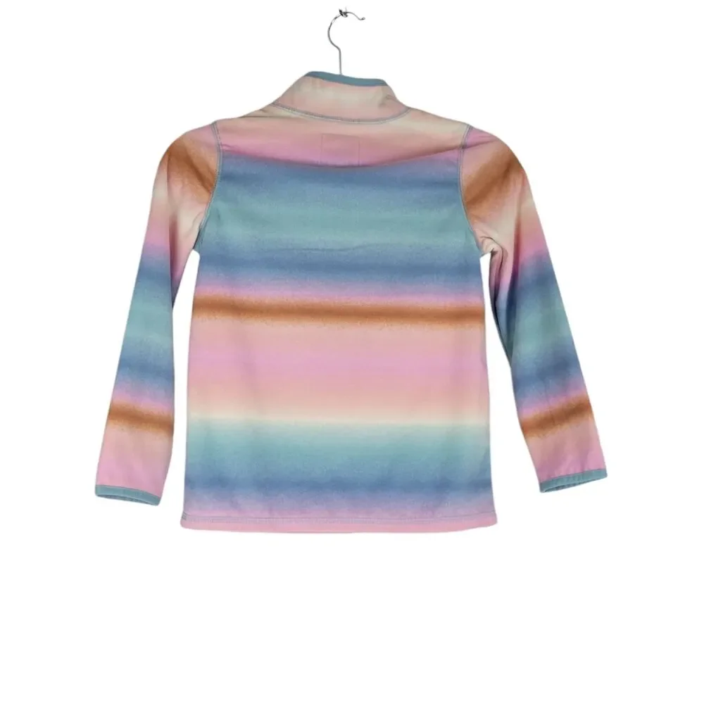 OshKosh B'Gosh Kids Girls 8 Colorful Stripes 100% Polyester Pullover Multi NWT